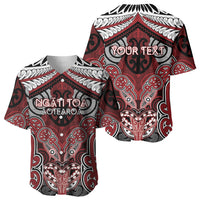 Aotearoa Iwi Ngati Toa Personalised Baseball Jersey Maori Kowhaiwhai Pattern LT19 - Polynesian Pride