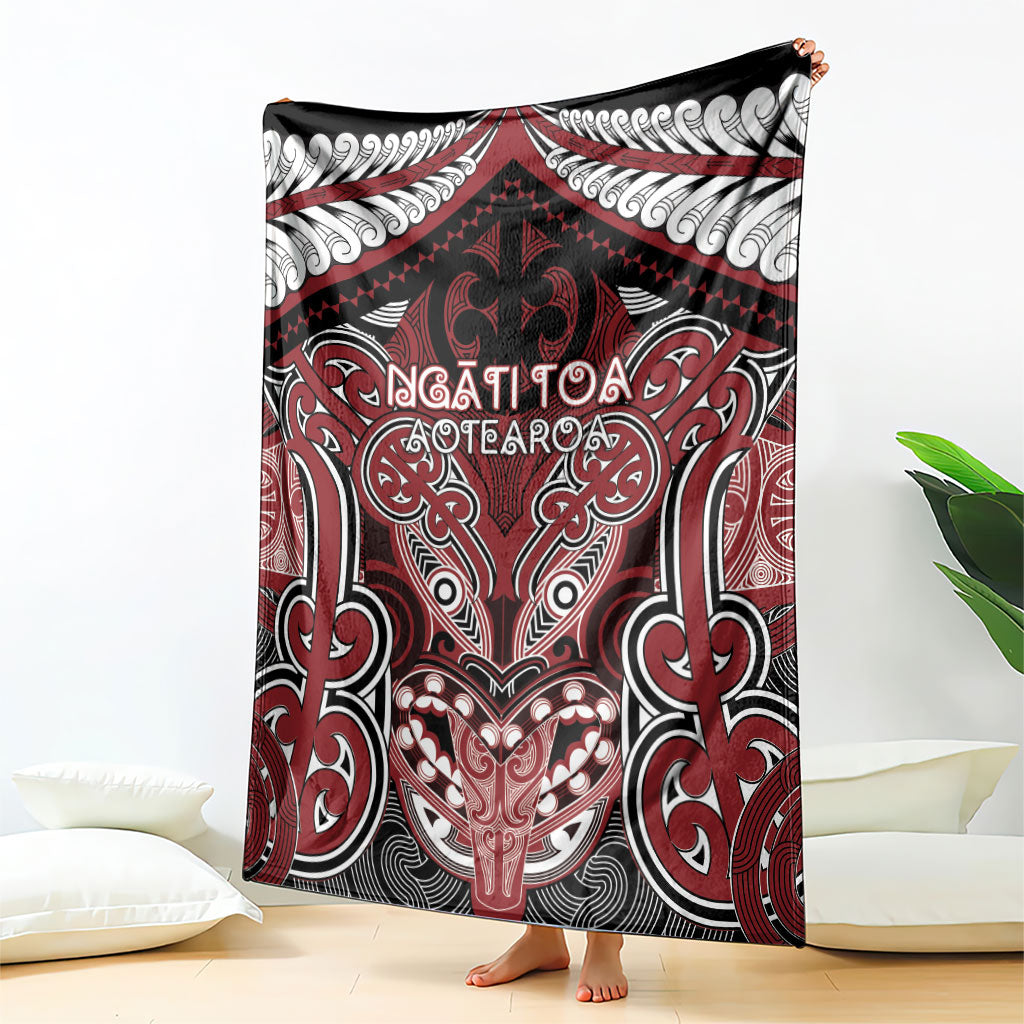Aotearoa Iwi Ngati Toa Blanket Maori Kowhaiwhai Pattern LT19 - Polynesian Pride