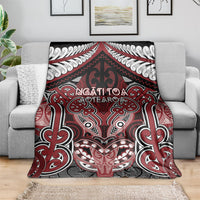 Aotearoa Iwi Ngati Toa Blanket Maori Kowhaiwhai Pattern LT19 - Polynesian Pride