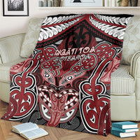 Aotearoa Iwi Ngati Toa Blanket Maori Kowhaiwhai Pattern LT19 - Polynesian Pride