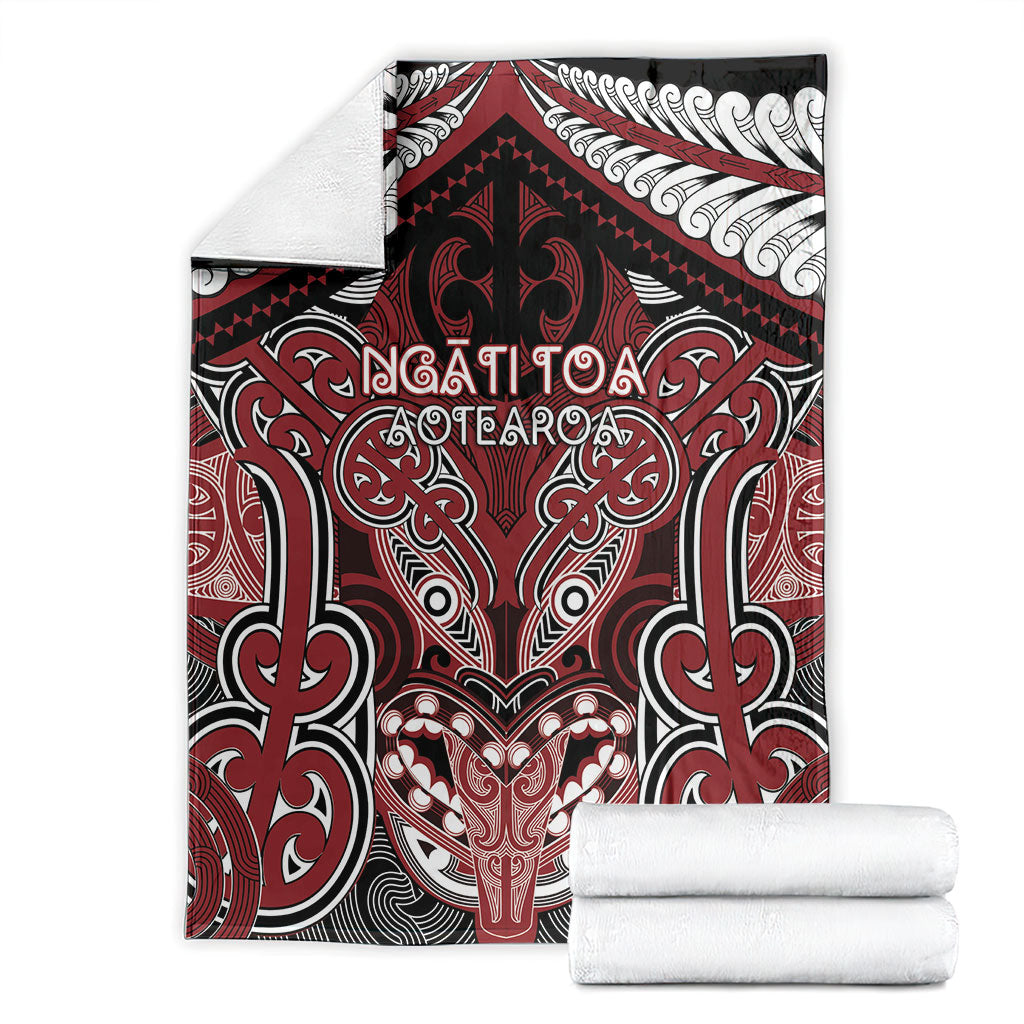 Aotearoa Iwi Ngati Toa Blanket Maori Kowhaiwhai Pattern LT19 - Polynesian Pride