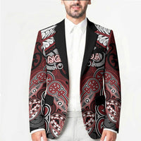 Aotearoa Iwi Ngati Toa Personalised Blazer Maori Kowhaiwhai Pattern LT19 - Polynesian Pride