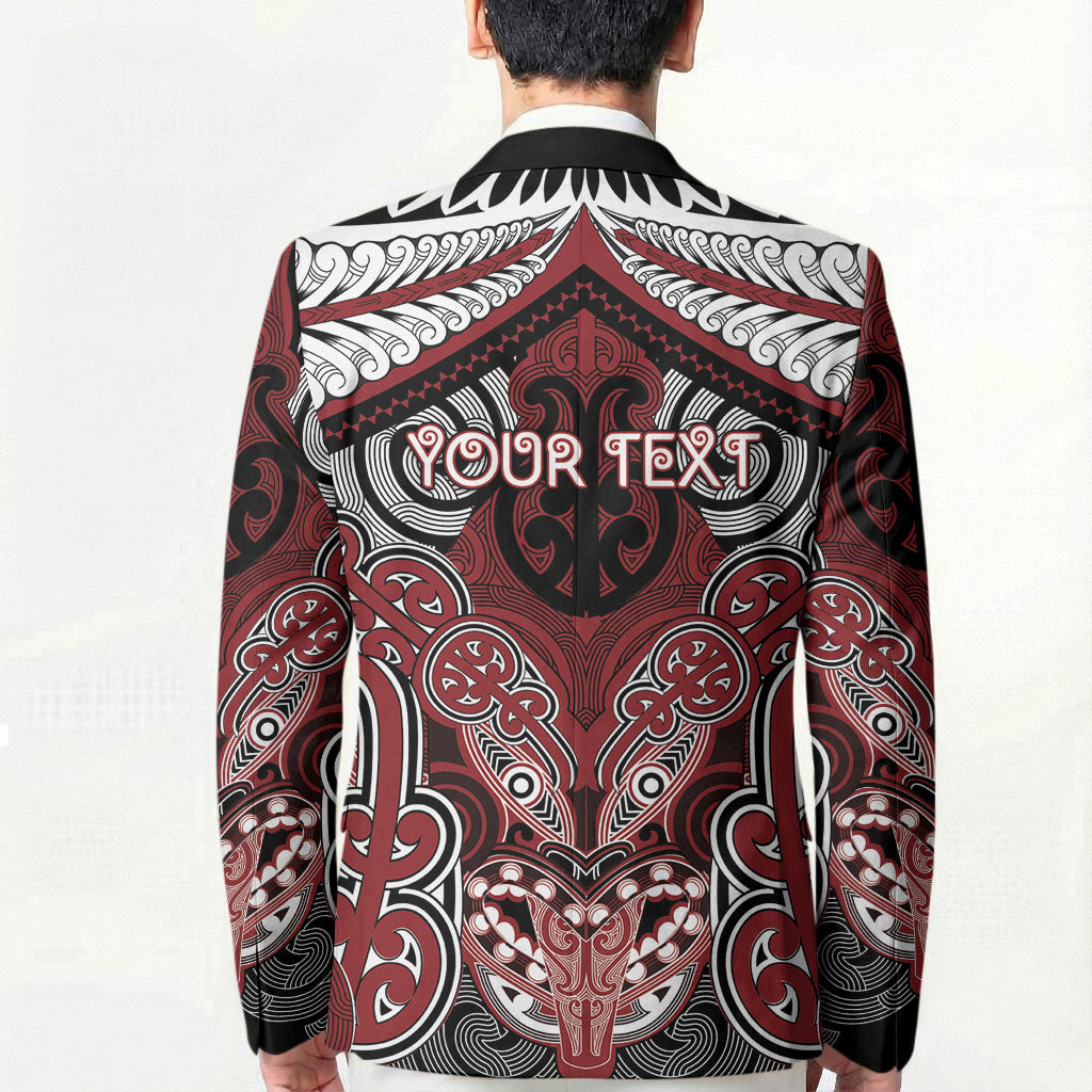 Aotearoa Iwi Ngati Toa Personalised Blazer Maori Kowhaiwhai Pattern LT19 - Polynesian Pride