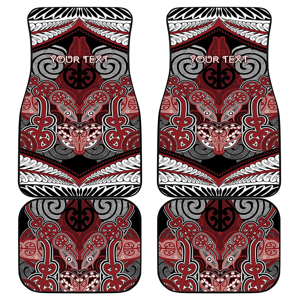Aotearoa Iwi Ngati Toa Personalised Car Mats Maori Kowhaiwhai Pattern LT19 - Polynesian Pride