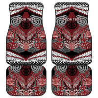 Aotearoa Iwi Ngati Toa Personalised Car Mats Maori Kowhaiwhai Pattern LT19 - Polynesian Pride