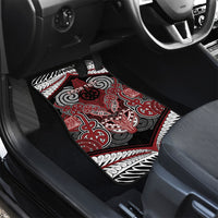Aotearoa Iwi Ngati Toa Personalised Car Mats Maori Kowhaiwhai Pattern LT19 - Polynesian Pride
