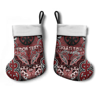 Aotearoa Iwi Ngati Toa Personalised Christmas Stocking Maori Kowhaiwhai Pattern LT19 - Polynesian Pride