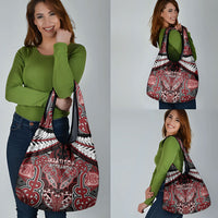 Aotearoa Iwi Ngati Toa Grocery Bag Maori Kowhaiwhai Pattern LT19 - Polynesian Pride