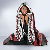 Aotearoa Iwi Ngati Toa Hooded Blanket Maori Kowhaiwhai Pattern LT19 - Polynesian Pride