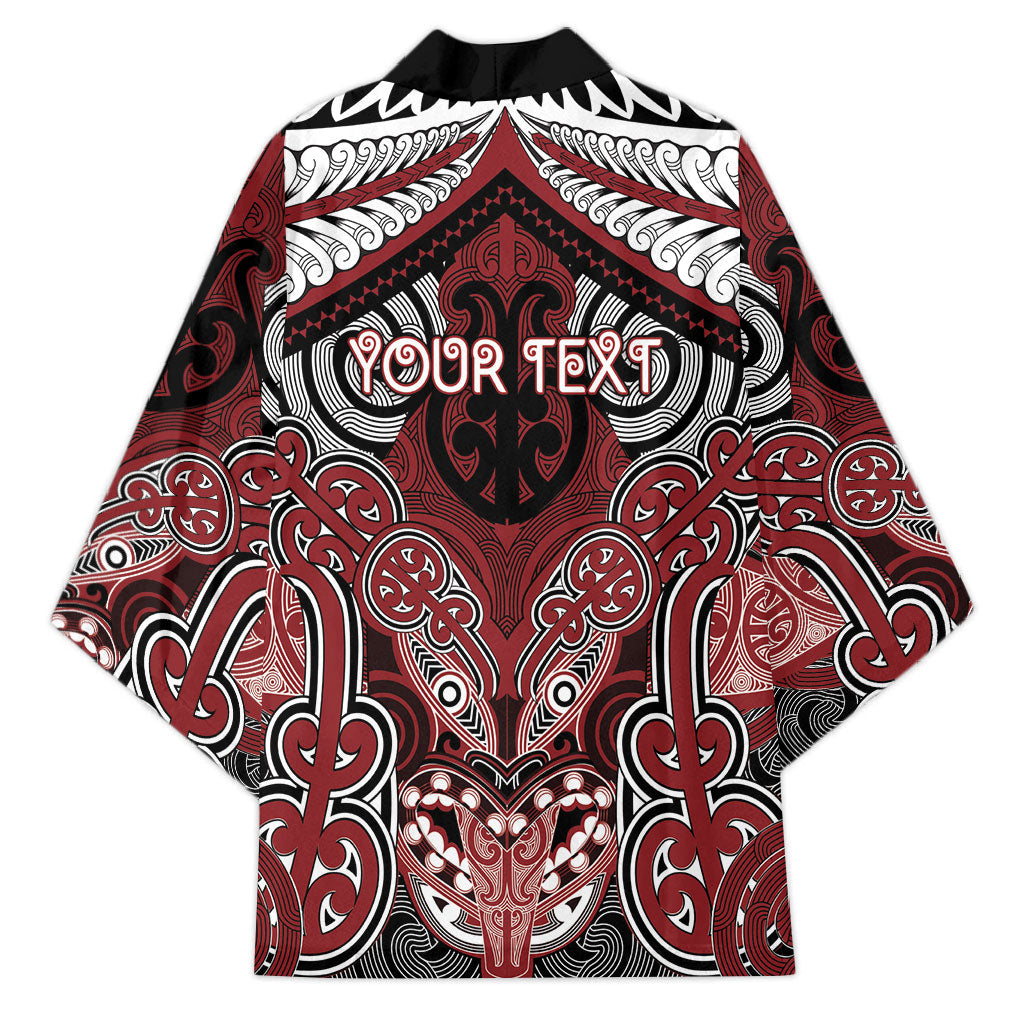 Aotearoa Iwi Ngati Toa Personalised Kimono Maori Kowhaiwhai Pattern LT19 - Polynesian Pride
