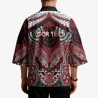 Aotearoa Iwi Ngati Toa Personalised Kimono Maori Kowhaiwhai Pattern LT19 - Polynesian Pride