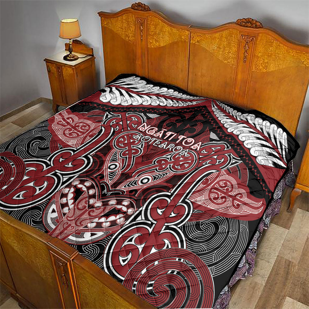 Aotearoa Iwi Ngati Toa Quilt Maori Kowhaiwhai Pattern LT19 - Polynesian Pride