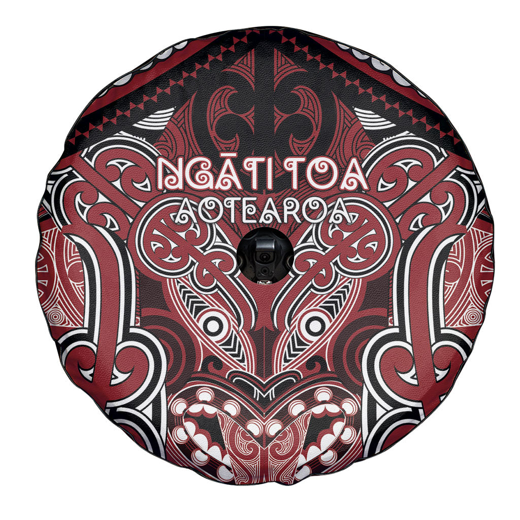 Aotearoa Iwi Ngati Toa Spare Tire Cover Maori Kowhaiwhai Pattern LT19 - Polynesian Pride