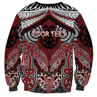 Aotearoa Iwi Ngati Toa Personalised Sweatshirt Maori Kowhaiwhai Pattern LT19 - Polynesian Pride