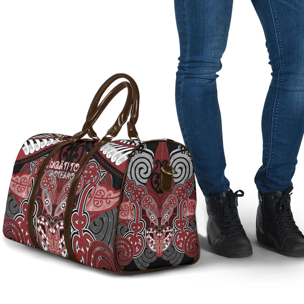 Aotearoa Iwi Ngati Toa Travel Bag Maori Kowhaiwhai Pattern LT19 - Polynesian Pride