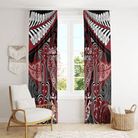 Aotearoa Iwi Ngati Toa Window Curtain Maori Kowhaiwhai Pattern LT19 - Polynesian Pride