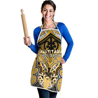 Aotearoa Iwi Ngati Tama Apron Maori Kowhaiwhai Pattern LT19 - Polynesian Pride