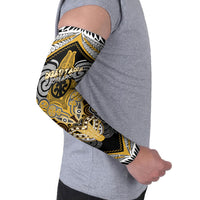 Aotearoa Iwi Ngati Tama Personalised Arm Sleeves Maori Kowhaiwhai Pattern LT19 - Polynesian Pride