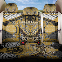 Aotearoa Iwi Ngati Tama Back Car Seat Cover Maori Kowhaiwhai Pattern LT19 One Size Yellow - Polynesian Pride
