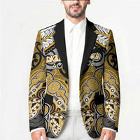 Aotearoa Iwi Ngati Tama Personalised Blazer Maori Kowhaiwhai Pattern LT19 - Polynesian Pride