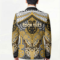 Aotearoa Iwi Ngati Tama Personalised Blazer Maori Kowhaiwhai Pattern LT19 - Polynesian Pride