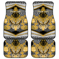 Aotearoa Iwi Ngati Tama Personalised Car Mats Maori Kowhaiwhai Pattern LT19 - Polynesian Pride