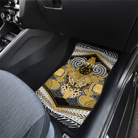 Aotearoa Iwi Ngati Tama Personalised Car Mats Maori Kowhaiwhai Pattern LT19 - Polynesian Pride