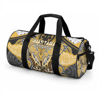 Aotearoa Iwi Ngati Tama Duffle Bag Maori Kowhaiwhai Pattern LT19 - Polynesian Pride