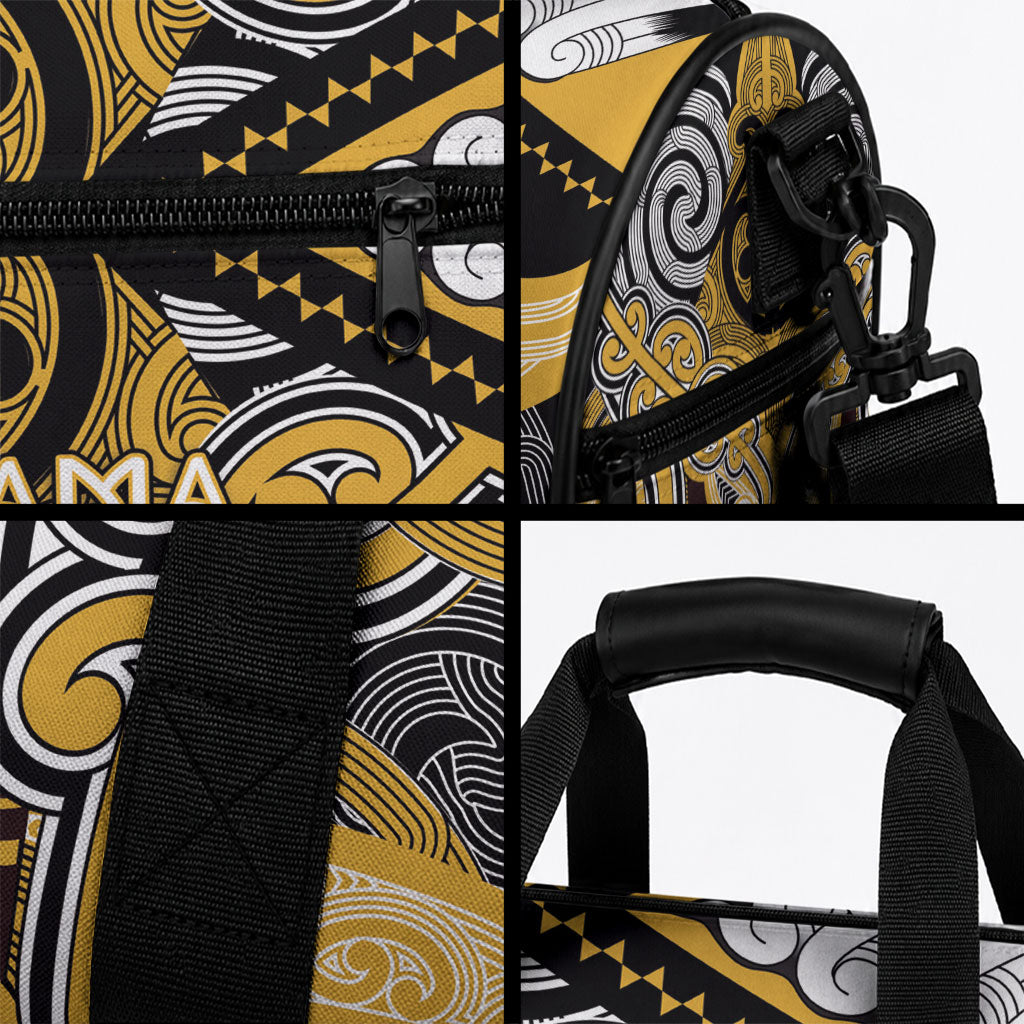 Aotearoa Iwi Ngati Tama Duffle Bag Maori Kowhaiwhai Pattern LT19 - Polynesian Pride