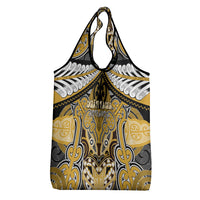 Aotearoa Iwi Ngati Tama Grocery Bag Maori Kowhaiwhai Pattern LT19 - Polynesian Pride