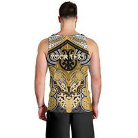 Aotearoa Iwi Ngati Tama Personalised Men Tank Top Maori Kowhaiwhai Pattern LT19 - Polynesian Pride