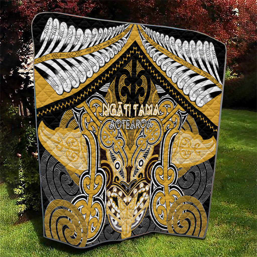 Aotearoa Iwi Ngati Tama Quilt Maori Kowhaiwhai Pattern LT19 - Polynesian Pride