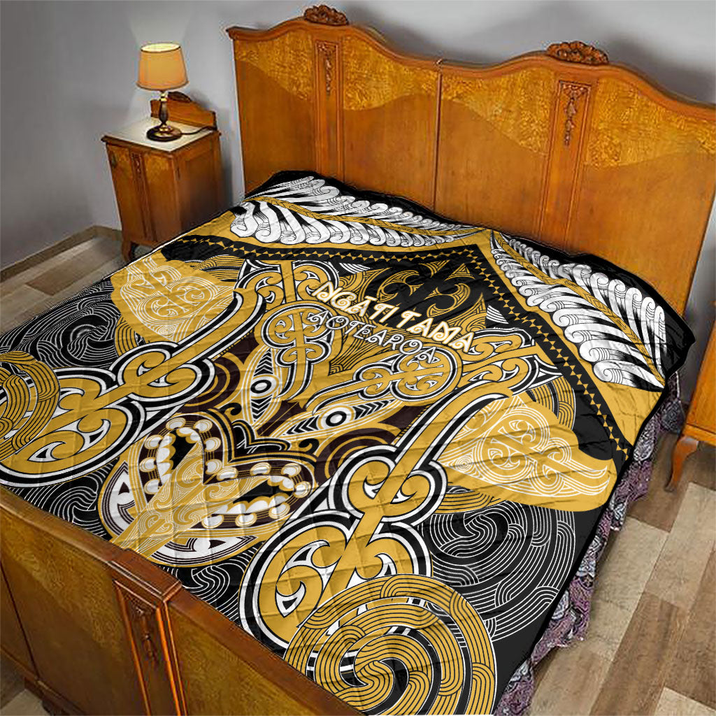 Aotearoa Iwi Ngati Tama Quilt Maori Kowhaiwhai Pattern LT19 - Polynesian Pride