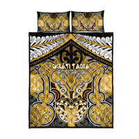 Aotearoa Iwi Ngati Tama Quilt Bed Set Maori Kowhaiwhai Pattern LT19 - Polynesian Pride