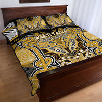 Aotearoa Iwi Ngati Tama Quilt Bed Set Maori Kowhaiwhai Pattern LT19 - Polynesian Pride
