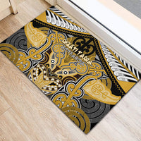 Aotearoa Iwi Ngati Tama Rubber Doormat Maori Kowhaiwhai Pattern LT19 - Polynesian Pride