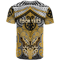 Aotearoa Iwi Ngati Tama Personalised T Shirt Maori Kowhaiwhai Pattern LT19 - Polynesian Pride