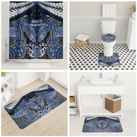 Aotearoa Iwi Ngati Tuwharetoa Bathroom Set Maori Kowhaiwhai Pattern LT19 - Polynesian Pride