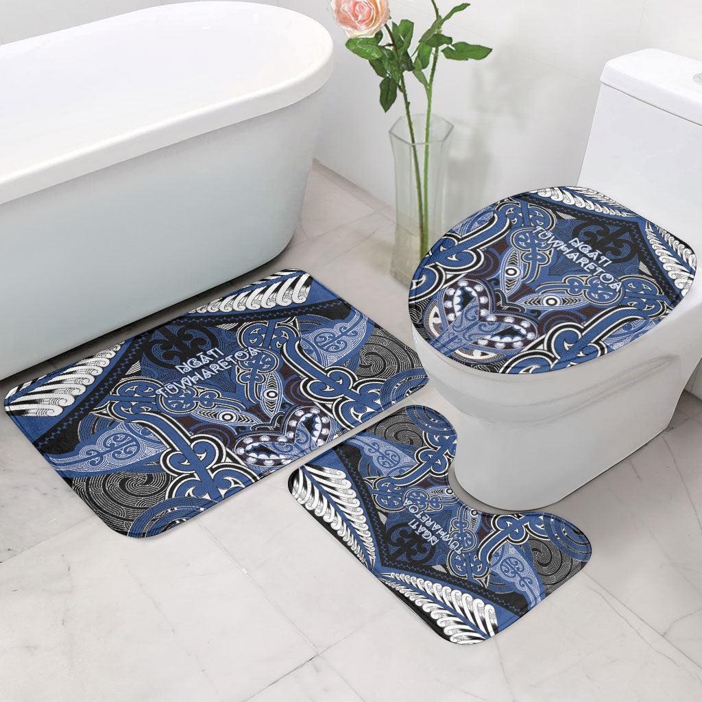 Aotearoa Iwi Ngati Tuwharetoa Bathroom Set Maori Kowhaiwhai Pattern LT19 - Polynesian Pride