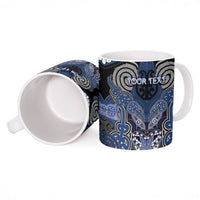 Aotearoa Iwi Ngati Tuwharetoa Personalised Ceramic Mug Maori Kowhaiwhai Pattern LT19 - Polynesian Pride