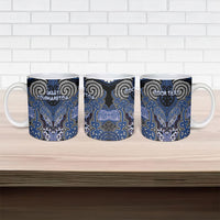 Aotearoa Iwi Ngati Tuwharetoa Personalised Ceramic Mug Maori Kowhaiwhai Pattern LT19 - Polynesian Pride
