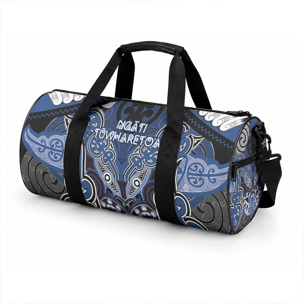 Aotearoa Iwi Ngati Tuwharetoa Duffle Bag Maori Kowhaiwhai Pattern LT19 - Polynesian Pride