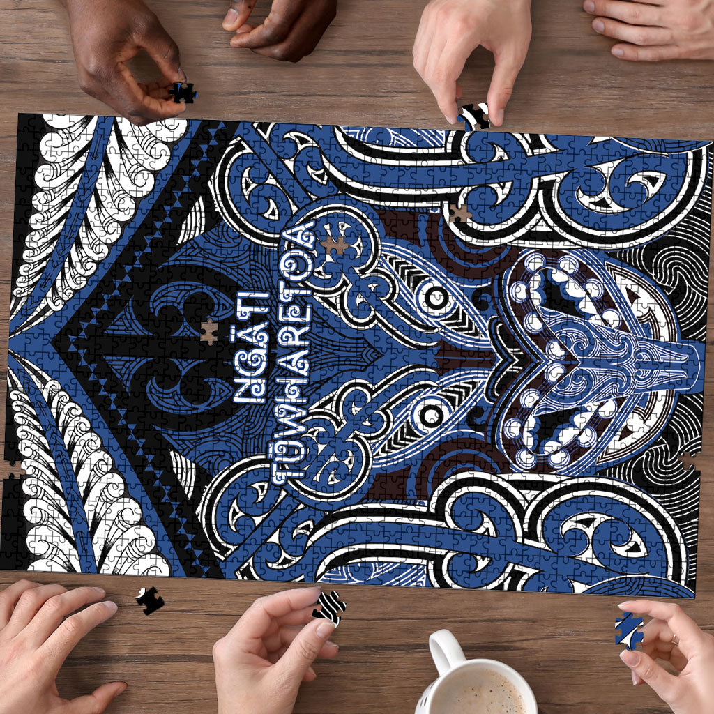 Aotearoa Iwi Ngati Tuwharetoa Puzzle Maori Kowhaiwhai Pattern LT19 - Polynesian Pride