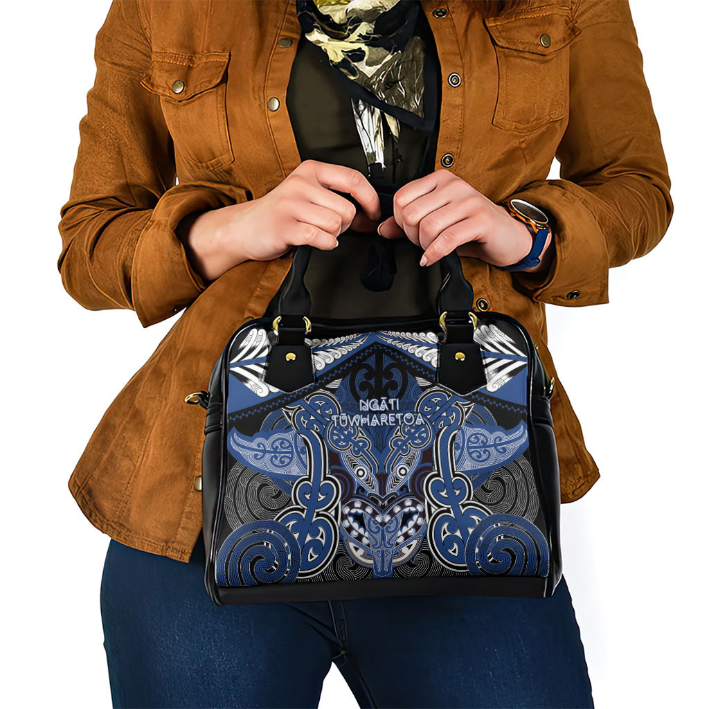 Aotearoa Iwi Ngati Tuwharetoa Shoulder Handbag Maori Kowhaiwhai Pattern LT19 - Polynesian Pride