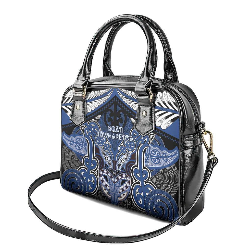 Aotearoa Iwi Ngati Tuwharetoa Shoulder Handbag Maori Kowhaiwhai Pattern LT19 - Polynesian Pride