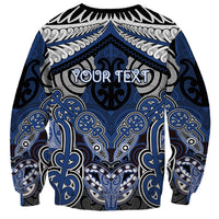 Aotearoa Iwi Ngati Tuwharetoa Personalised Sweatshirt Maori Kowhaiwhai Pattern LT19 - Polynesian Pride