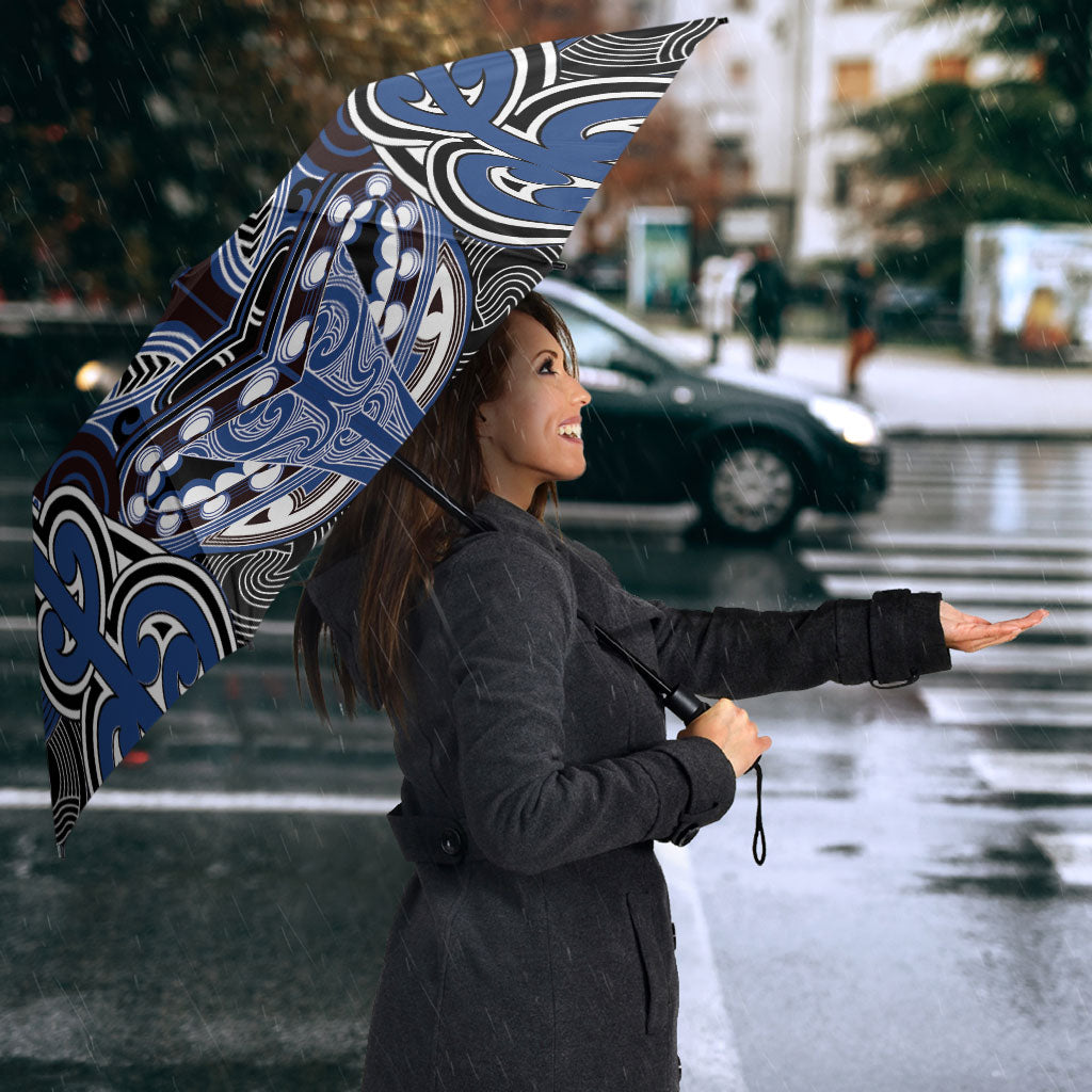 Aotearoa Iwi Ngati Tuwharetoa Umbrella Maori Kowhaiwhai Pattern LT19 - Polynesian Pride
