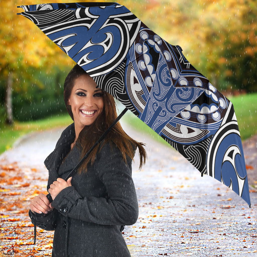 Aotearoa Iwi Ngati Tuwharetoa Umbrella Maori Kowhaiwhai Pattern LT19 - Polynesian Pride