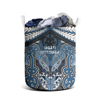 Aotearoa Iwi Ngati Mutunga Laundry Basket Maori Kowhaiwhai Pattern