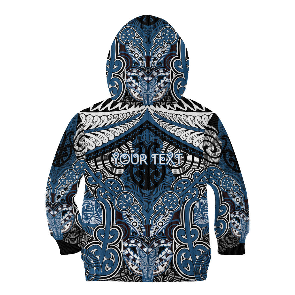 Aotearoa Iwi Ngati Mutunga Personalised Kid Hoodie Maori Kowhaiwhai Pattern LT19 - Polynesian Pride